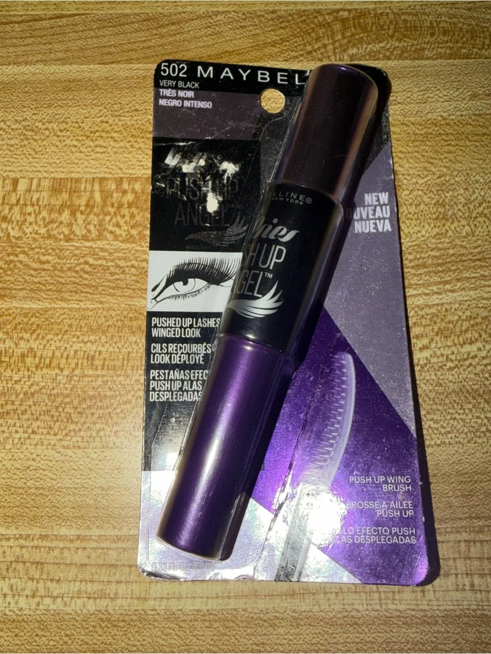 Maybelline the falsies push up angel mascara 502 very black